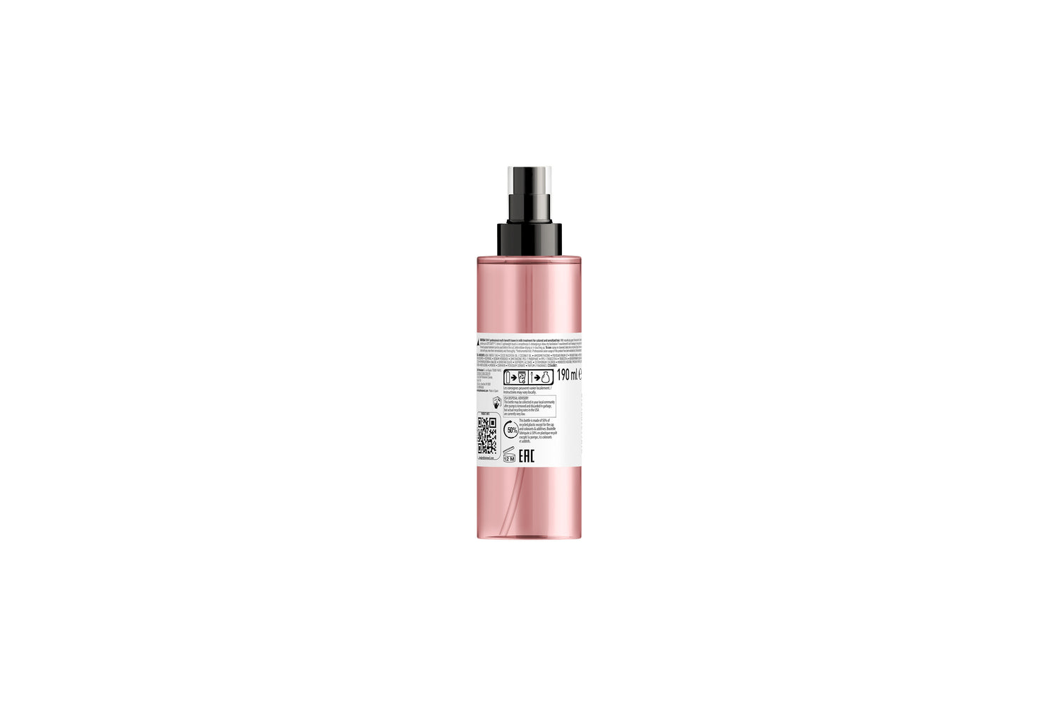 Beskyddande spray till färgat hår för att skapa ett optimalt färgresultat. Sprayen har 10 fördelar för ett bättre färgresultat: 1. Skyddar färgat hår, 2. smidighet, 3. Glans, 4. Jämn färg, 5. Håret upplevs få mer fukt, 6. Lätt att reda ut, 7. Stöd vid styling, 8. Motverkar försvagat hår, 9. Motverkar kluvna toppar, 10. Motverkar frissigt hår.  190 ml