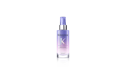 Kerastase Blond absolu cicanuit. Detta nattserum är en lätt leave-in formula som passar alla typer av blont hår. Serum berikat med Hyaluronsyra och dyrbar Edelweiss, verkar under natten och reducerar 55% av skadorna från blekning.
