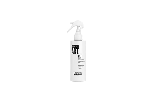 Läggnings spray för vågiga eller lockiga frisyrer. Perfekt för glamorösa uppsättningar och lyxiga lockar till håret. Stadga 4.  Spraya rikligt i handdukstorkat eller torrt hår. Lyft håret vid hårbotten medan du fönar eller använd spolar för extra effekt.Använd tillsammans med ett värmeverktyg för en mer kreativ look.  190 ml
