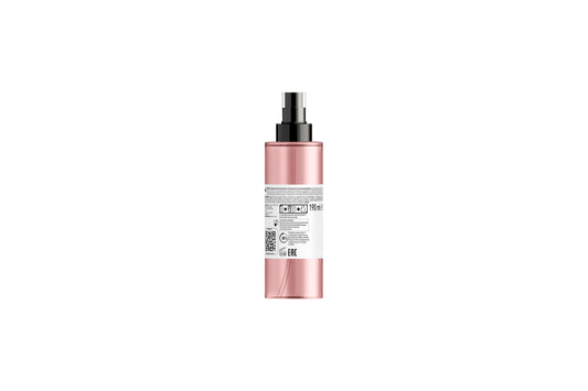 Beskyddande spray till färgat hår för att skapa ett optimalt färgresultat. Sprayen har 10 fördelar för ett bättre färgresultat: 1. Skyddar färgat hår, 2. smidighet, 3. Glans, 4. Jämn färg, 5. Håret upplevs få mer fukt, 6. Lätt att reda ut, 7. Stöd vid styling, 8. Motverkar försvagat hår, 9. Motverkar kluvna toppar, 10. Motverkar frissigt hår.  190 ml